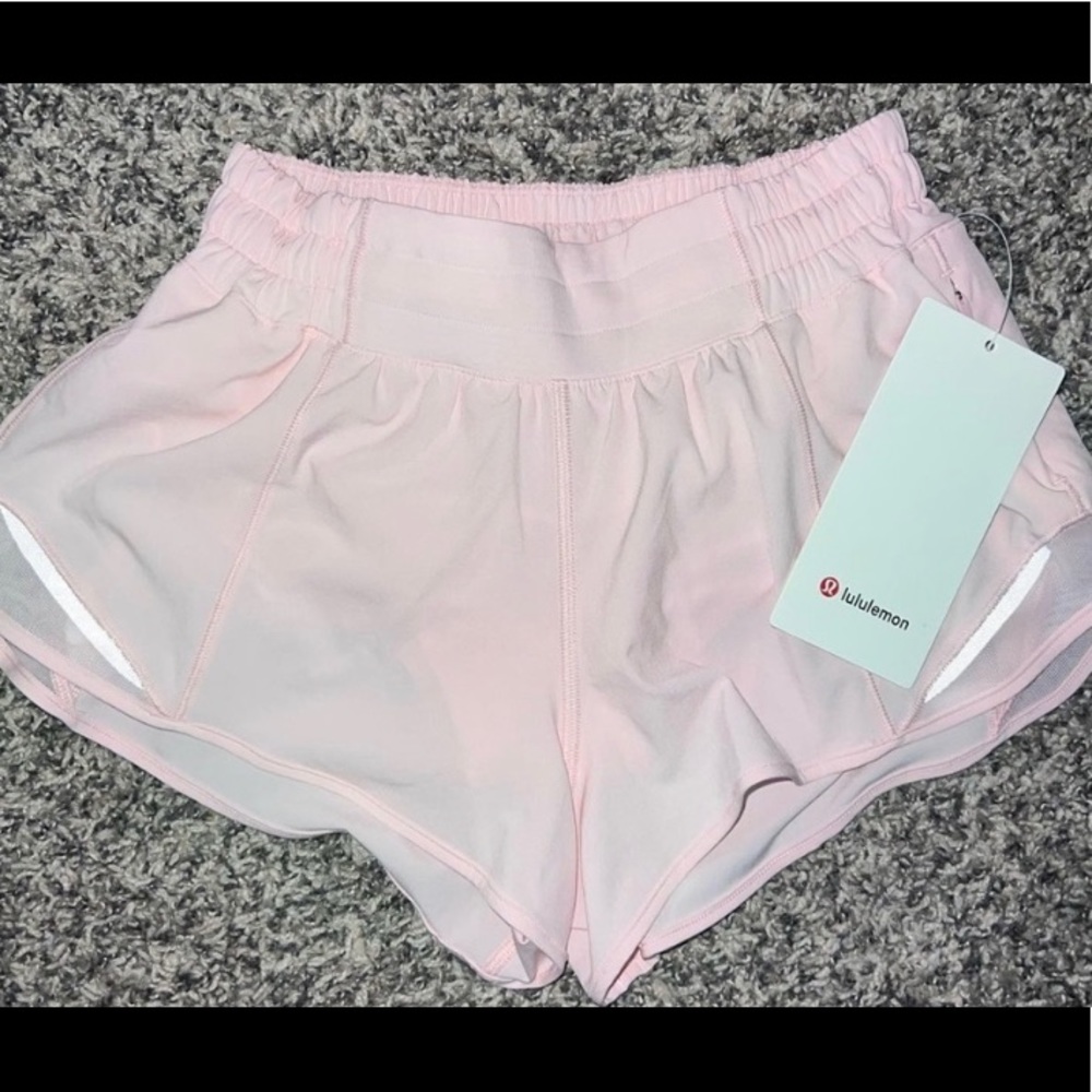 lululemon speed ups baby pink